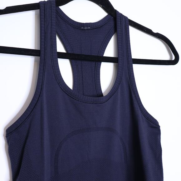 LULULEMON Swiftly Racerback Tank Midnight Navy Running Active Women's 4 - Picture 3 of 7